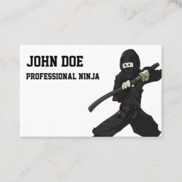 Professional Ninja Visitenkarte 名刺