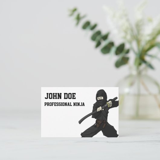 Professional Ninja Visitenkarte 名刺 (スタンド正面)