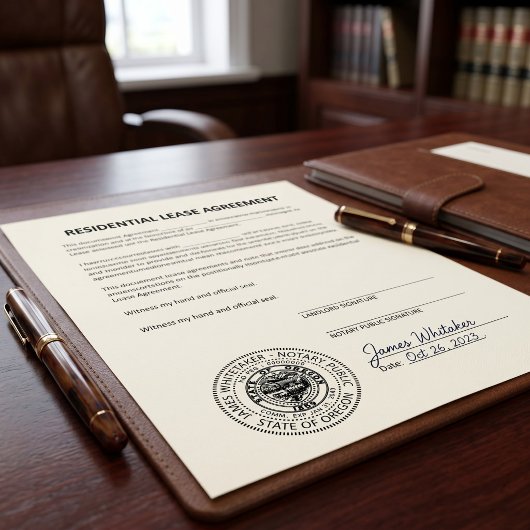 Professional Notary Public | オレゴン州 セルフインキングスタンプ