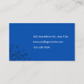 Professional Nurse Business Card Template 名刺 (裏面)