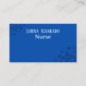 Professional Nurse Business Card Template 名刺 (正面)