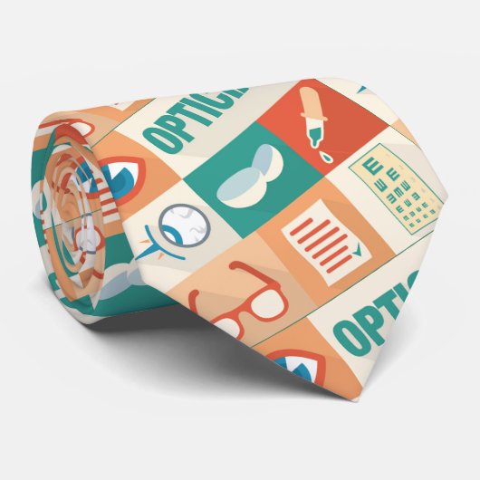 Professional Optician Iconic Design ネクタイ (ロール)