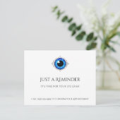 Professional Optometry Eye Appointment Blue Iris  ポストカード (スタンド正面)