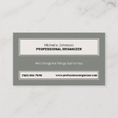 Professional Organizer 名刺 (正面)