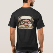 Professional Overthinker 24/7 Funny Brain Coffee S Tシャツ (裏面)