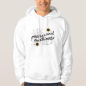 Professional Overthinker – Adult Pullover Hoodie パーカ (正面)