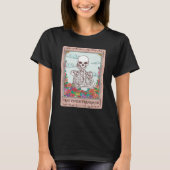 Professional Overthinker Colorful Skull Overthinki Tシャツ (正面)