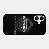 Professional Overthinker Funny Custom Name iPhone 16ケース (裏面横)