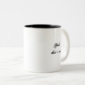 Professional Overthinker Two-Tone Coffee Mug  ツートーンマグカップ (正面右)