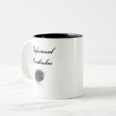 Professional Overthinker Two-Tone Coffee Mug  ツートーンマグカップ (正面左)