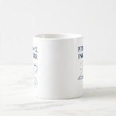 Professional Page Turner Funny Bookish Gift Idea コーヒーマグカップ (中央)