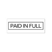 Professional Paid In Full Rubber Stamp Clear Mark ラバースタンプ (押印)