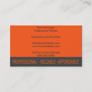 Professional Painter Business Card 名刺