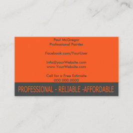 Professional Painter Business Card 名刺