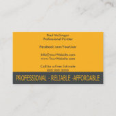 Professional Painter Business Card 名刺 (正面)