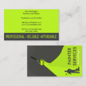 Professional Painter Business Card 名刺 (正面/裏面)