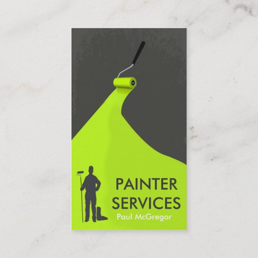 Professional Painter Business Card 名刺 (裏面)