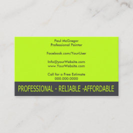 Professional Painter Business Card 名刺
