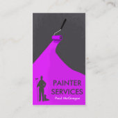 Professional Painter Business Card 名刺 (裏面)