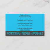 Professional Painter Business Card 名刺 (正面)