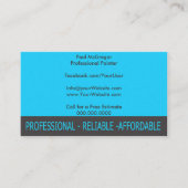 Professional Painter Business Card 名刺 (正面)