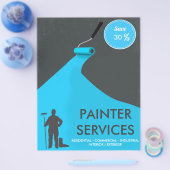 Professional Painter Discount Flyer チラシ (シングル)