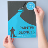 Professional Painter Discount Flyer チラシ (手)