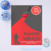 Professional Painter Discount Flyer チラシ (シングル)
