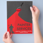 Professional Painter Flyer チラシ (手)