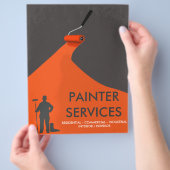 Professional Painter Flyer チラシ (手)