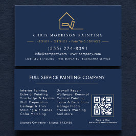 Professional Painter Painting Company QR Code 名刺