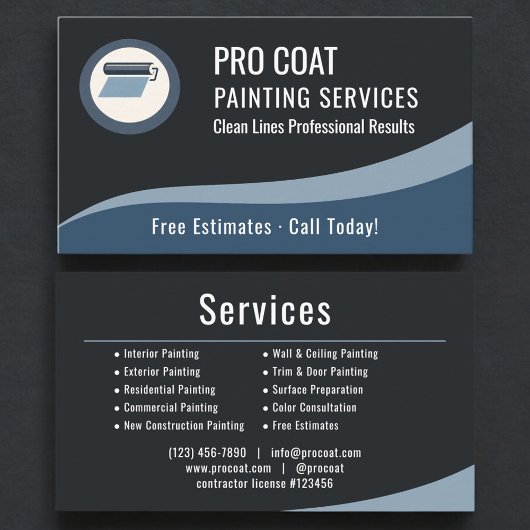 Professional Painting Painter Company 名刺