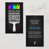 Professional Painting Service 名刺 (正面/裏面)