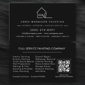 Professional Painting Service Contractor QR Code 名刺