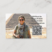 Professional Personal Tour Guide Business Card 名刺 (裏面)