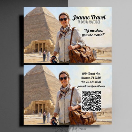 Professional Personal Tour Guide Pyramid 名刺