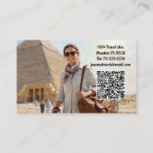 Professional Personal Tour Guide Pyramid 名刺 (裏面)