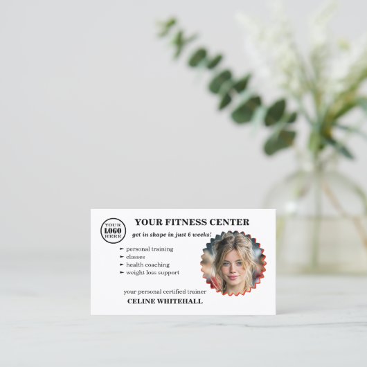 Professional Personal Trainer Fitness Center 名刺 (スタンド正面)