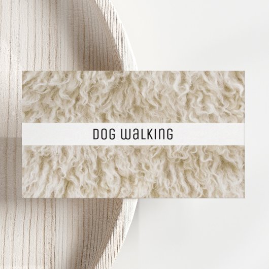 Professional Pet Business Cards Dog Walker Service 名刺