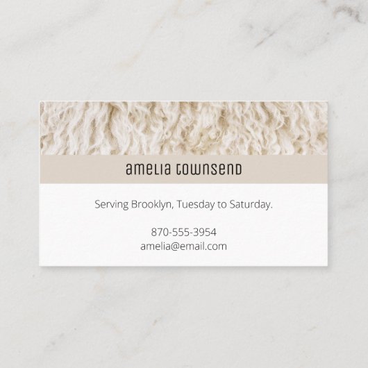 Professional Pet Business Cards Dog Walker Service 名刺 (裏面)