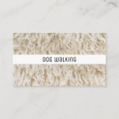 Professional Pet Business Cards Dog Walker Service 名刺 (正面)