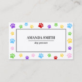 Professional Pet Grooming & Animal Care 名刺 (正面)