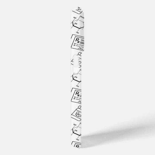 Professional Pharmacy Icon Pattern IPhone Case Case-Mate iPhoneケース (裏面 / 右)