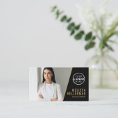 Professional Photo QR Code Company Your Logo 名刺 (スタンド正面)