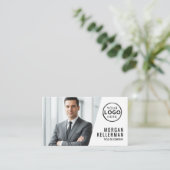 Professional Photo QR Code Company Your Logo 名刺 (スタンド正面)