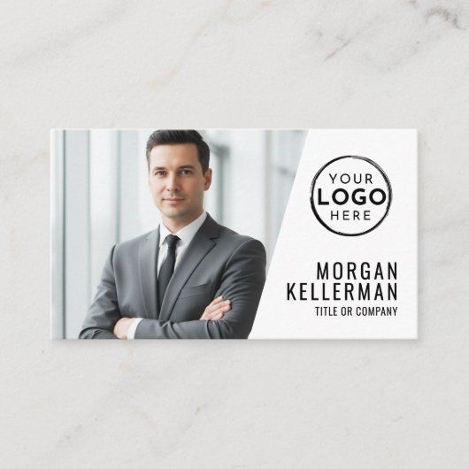Professional Photo QR Code Company Your Logo 名刺 (正面)