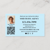 Professional Photo Travel Agency Business Card 名刺 (裏面)