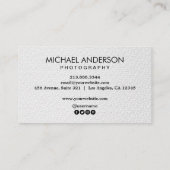 Professional Photographer camera logo Photography  名刺 (裏面)