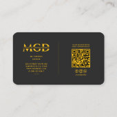 Professional Pilot Drone Operator Yellow Black 名刺 (裏面)