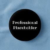 Professional Placeholder Funny Office Pin Button 缶バッジ